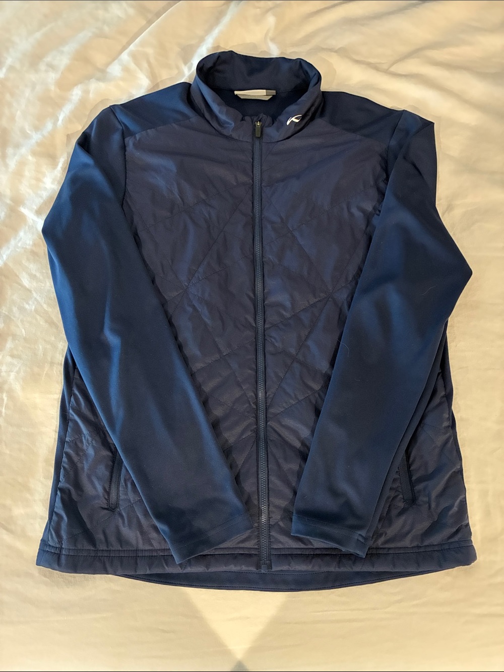 KJUS Men's Navy Hybrid Performance Jacket